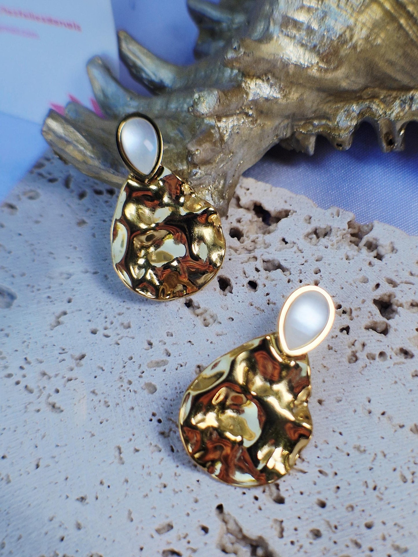 Boucles d’oreilles Nacre