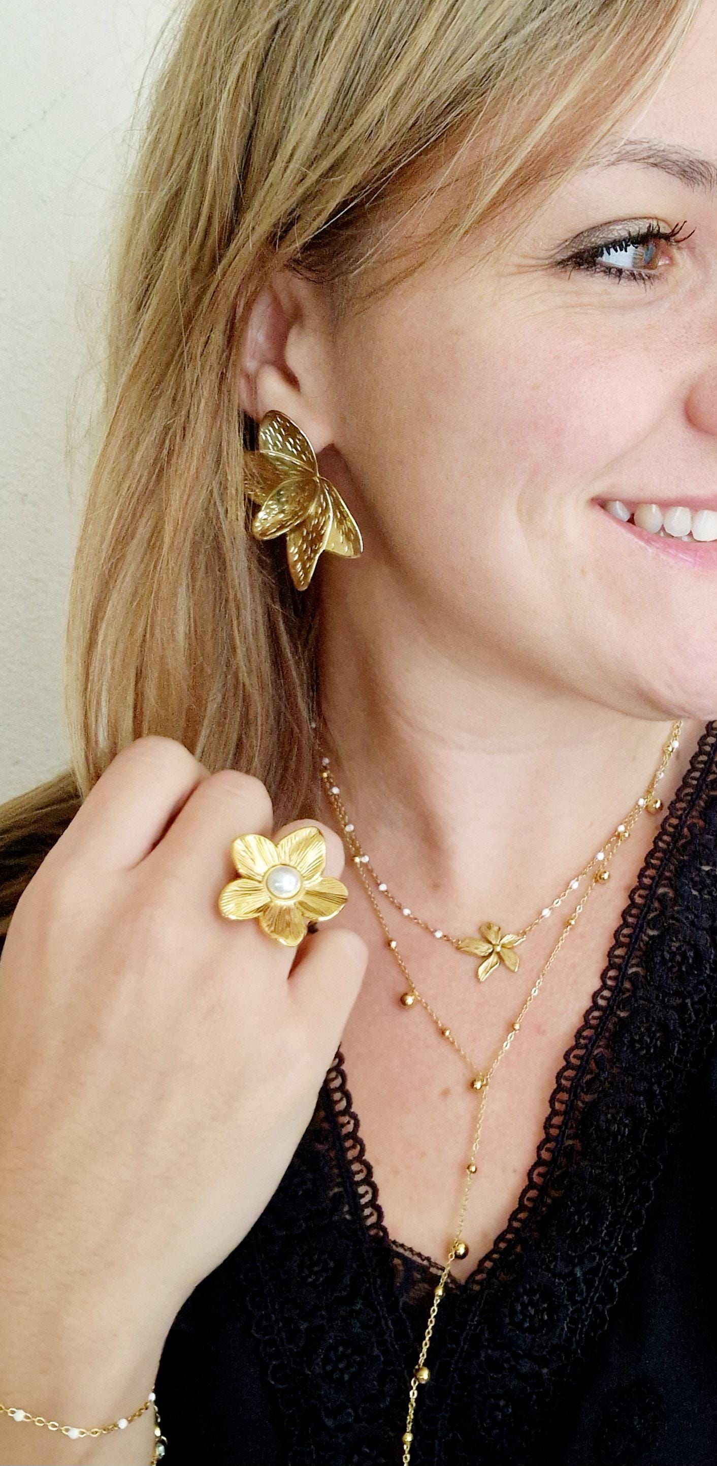 Boucles d'oreilles Pétalia