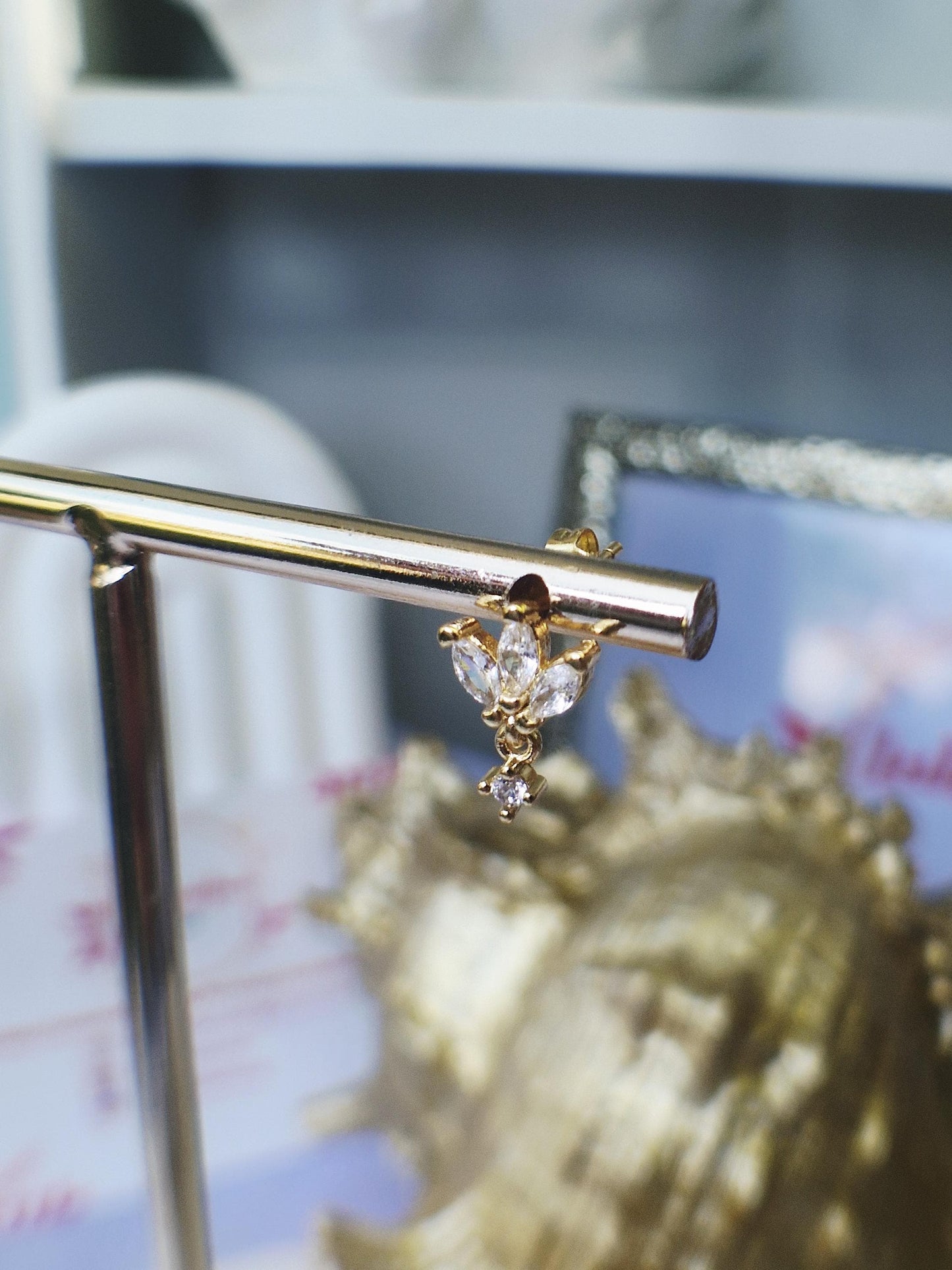 Boucles d’oreilles Lotus