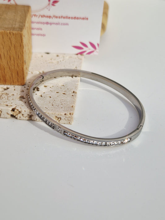 Jonc Éliana argenté