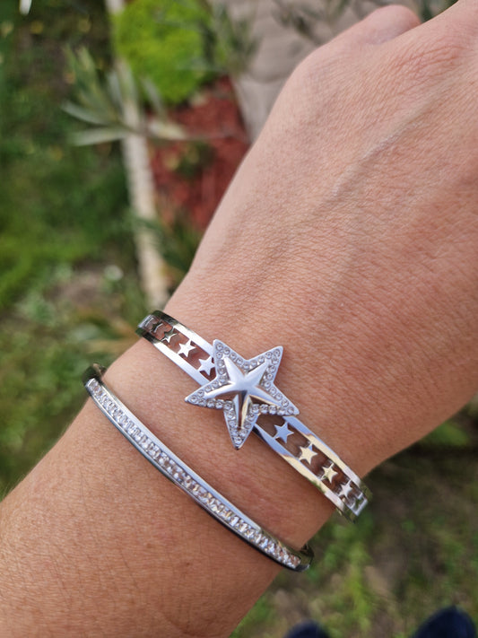 Jonc Stella argenté