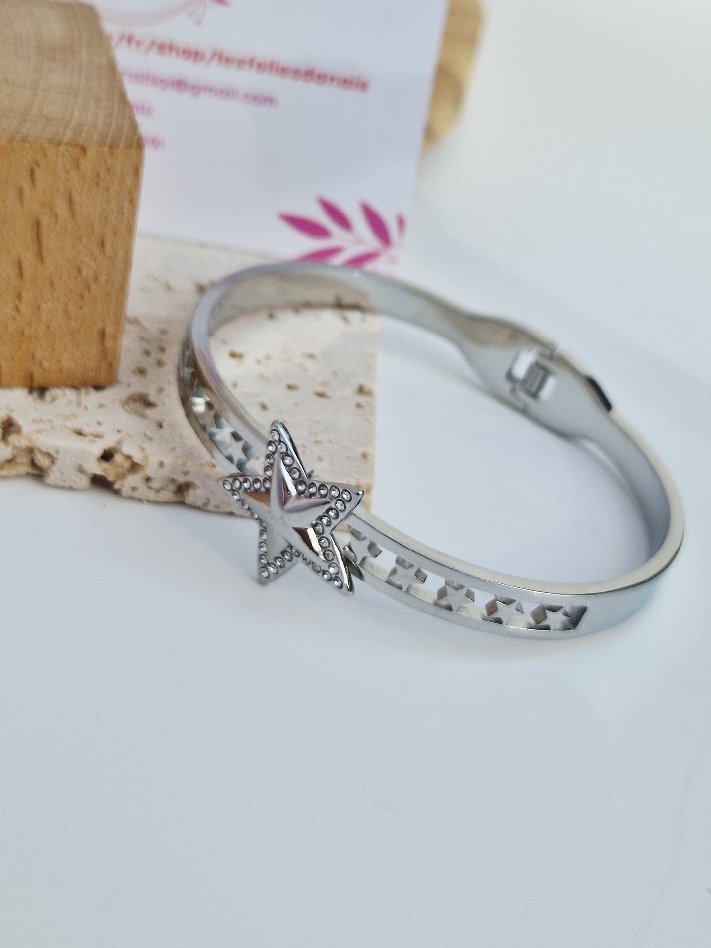 Jonc Stella argenté