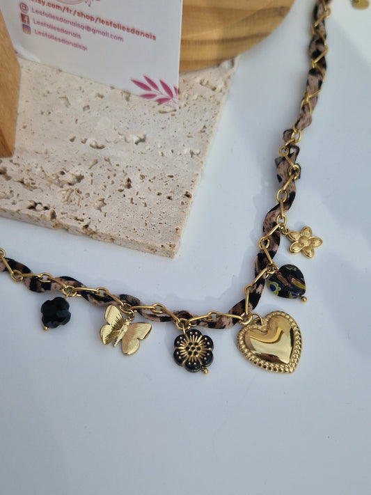 Collier Cléa - Acier inoxydable doré