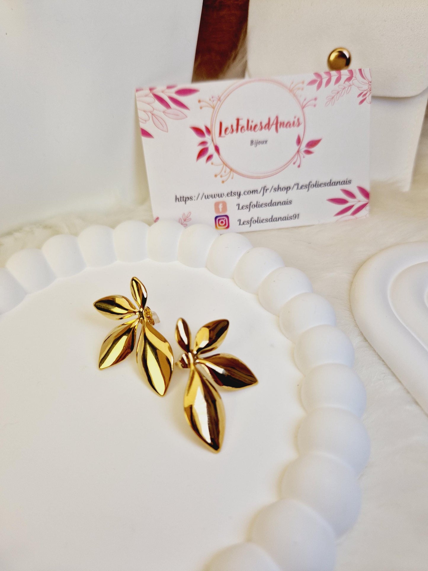 Boucles d'oreilles Flora