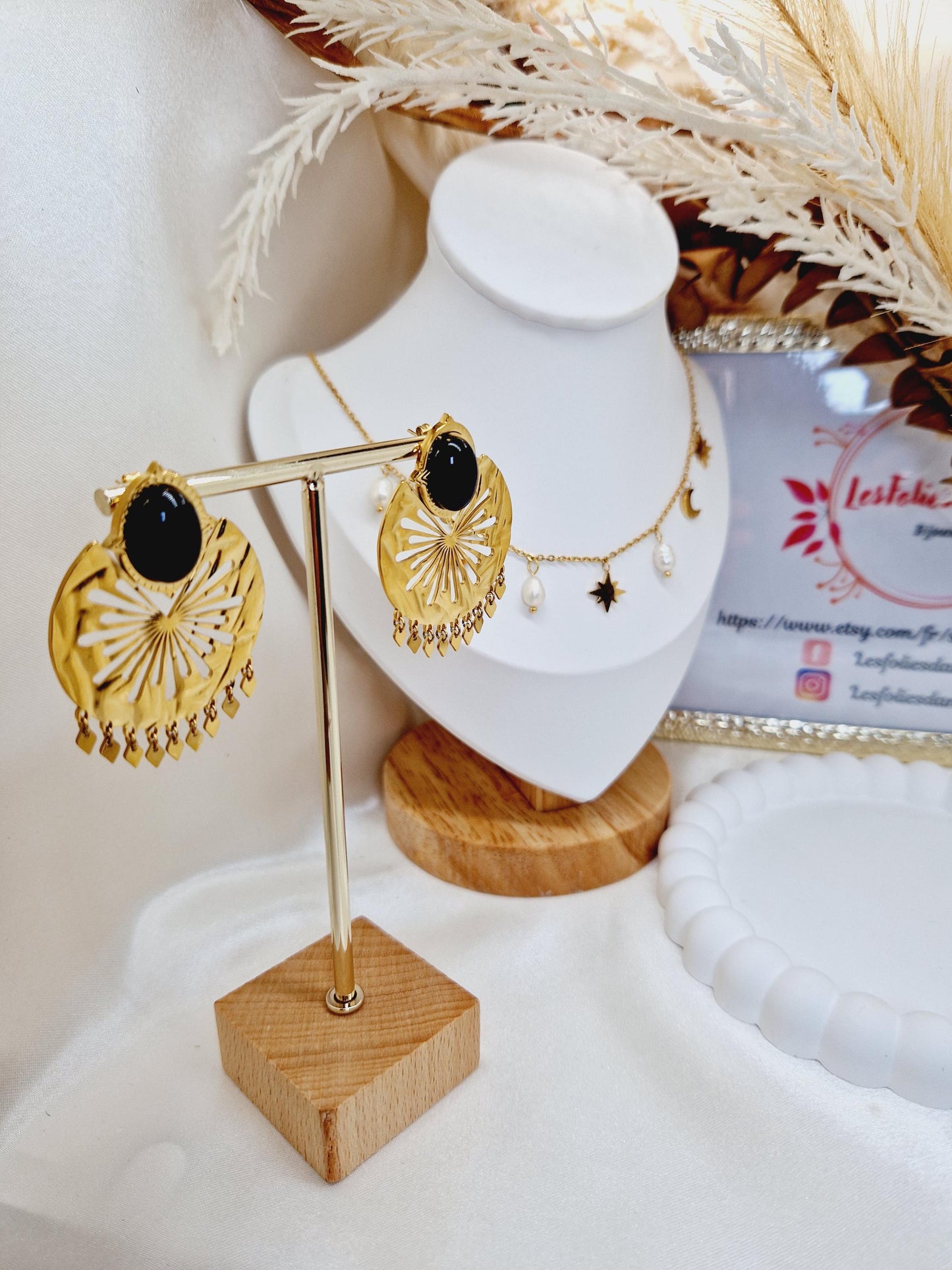 Boucles d'oreilles Neptune