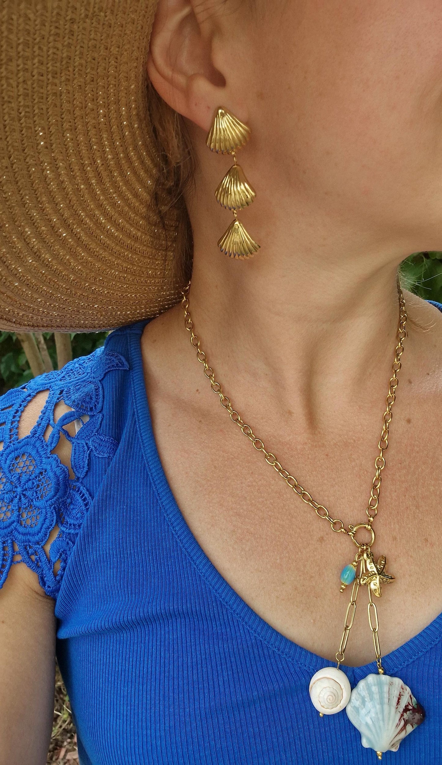 Boucles d’oreilles Coquillages