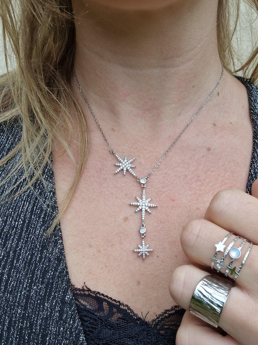 Collier Stars - Argenté