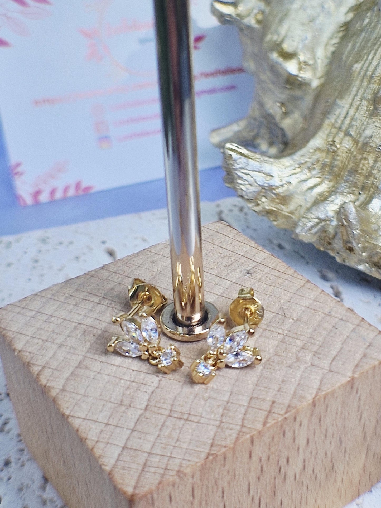 Boucles d’oreilles Lotus