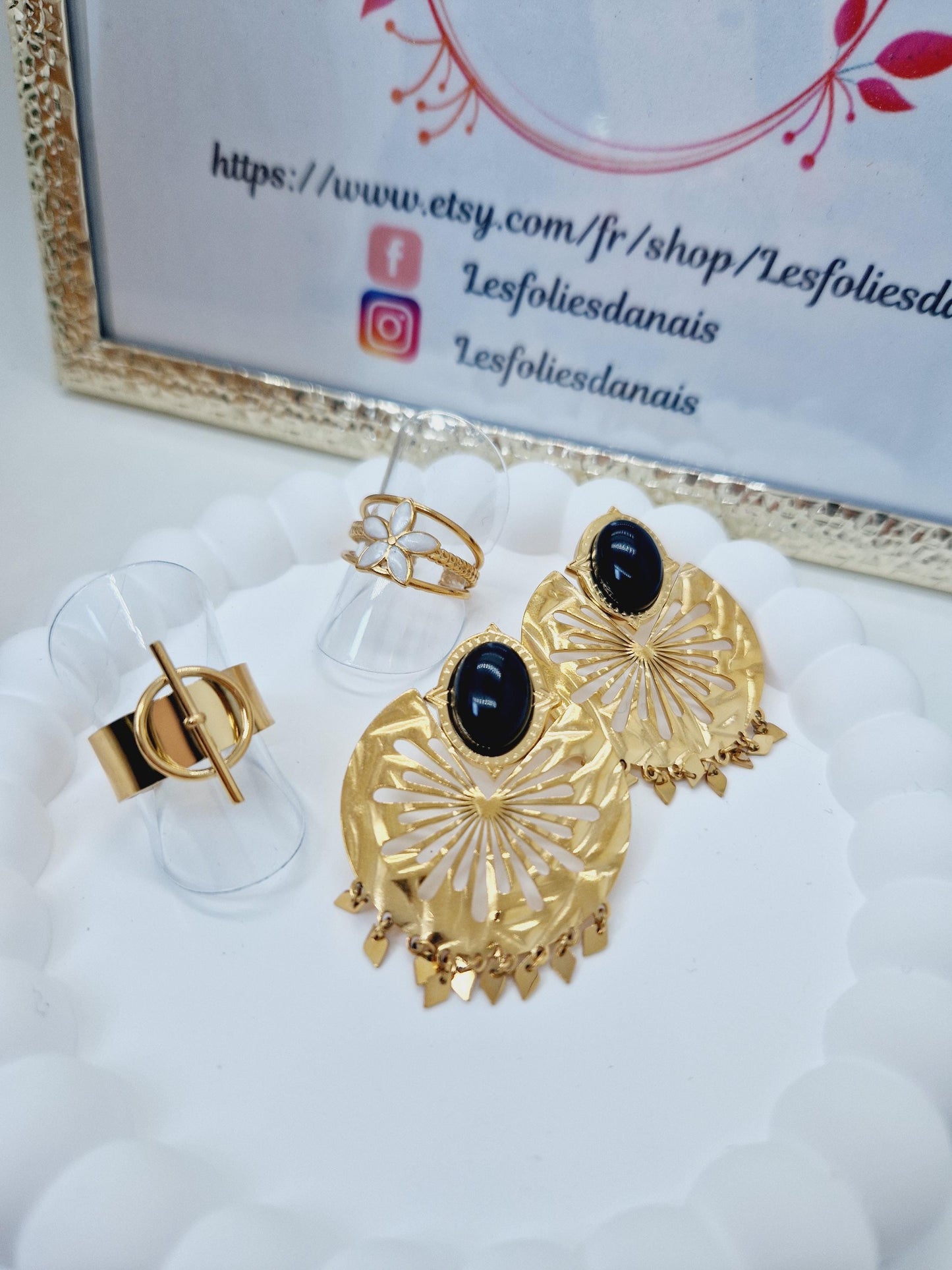 Boucles d'oreilles Neptune