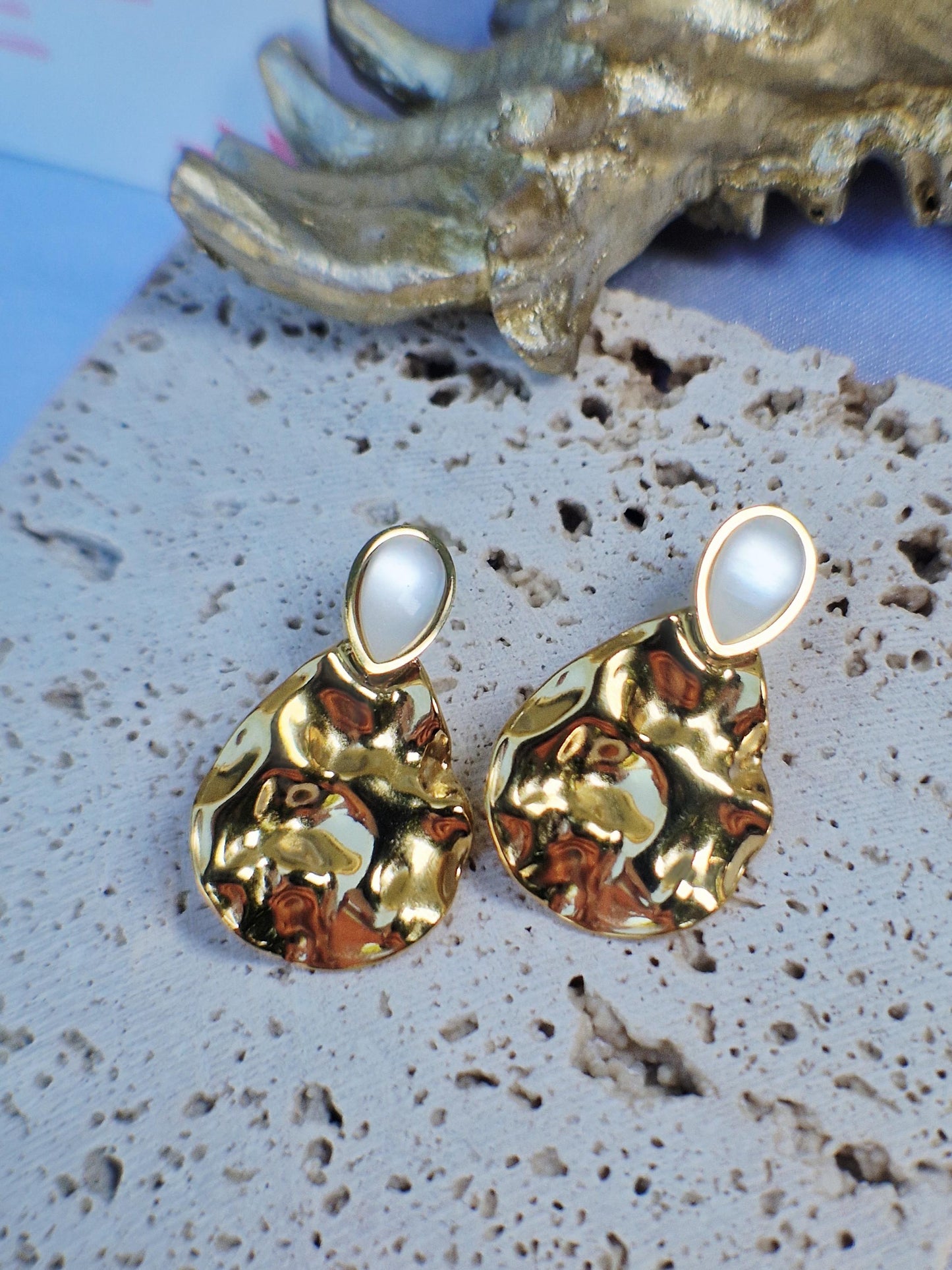 Boucles d’oreilles Nacre