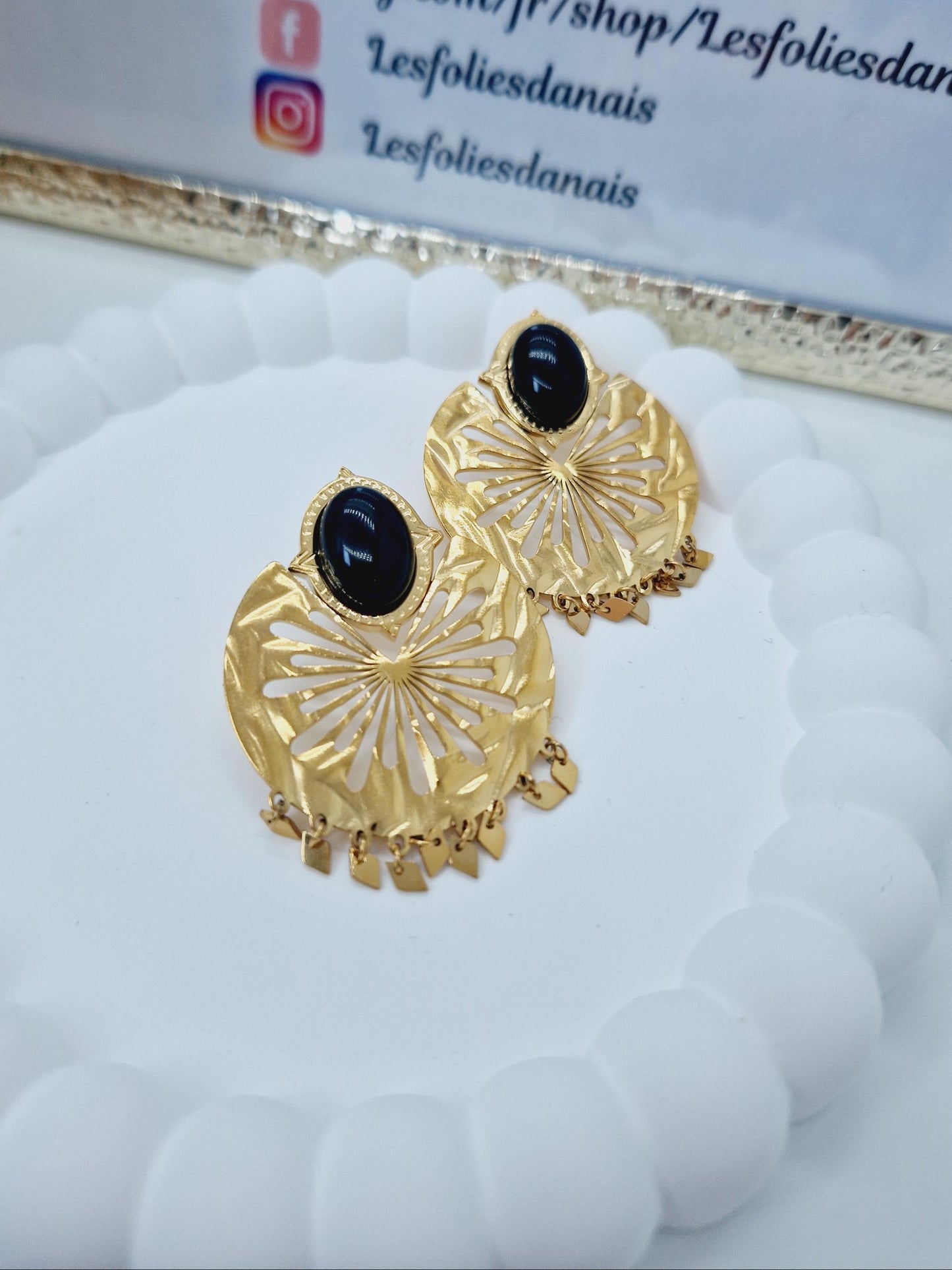 Boucles d'oreilles Neptune