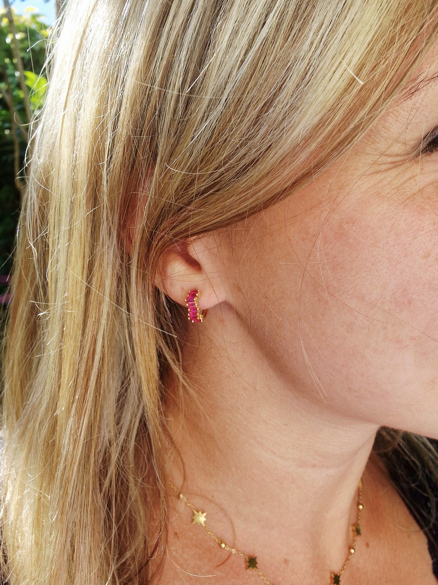 Boucles créoles Ruby