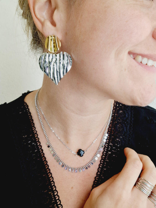 Boucles d'oreilles Love