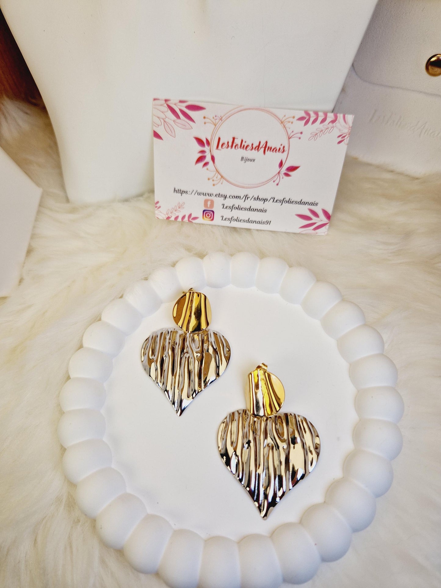 Boucles d'oreilles Love