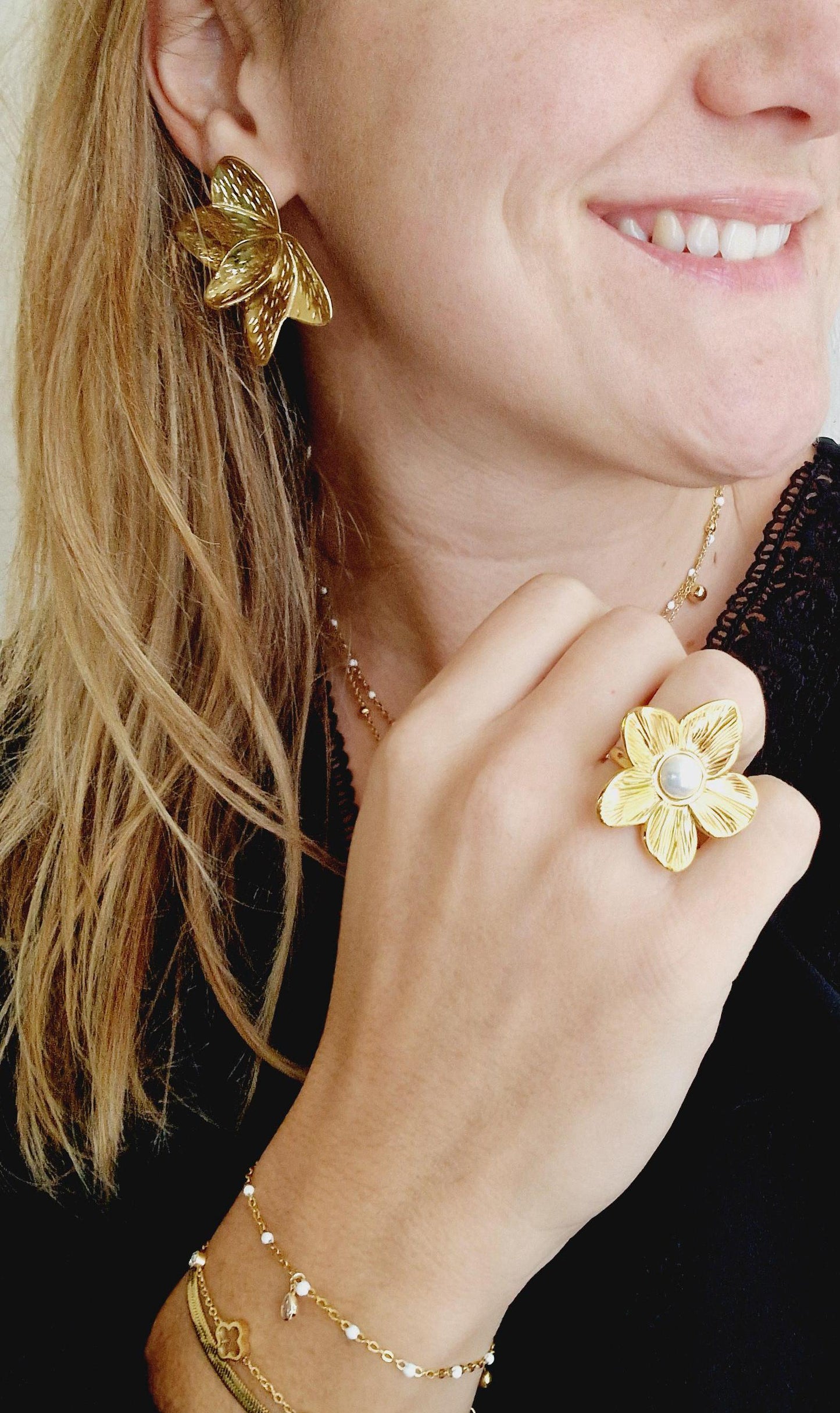 Boucles d'oreilles Pétalia